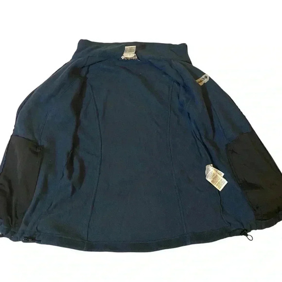 Columbia Women's Sweatshirt Fleece Jacket Front Zip-up Sportswear Blue Size S - Picture 10 of 16